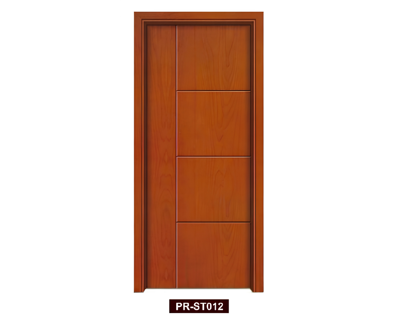 PRST012 - Single solid wood with honeycomb flush interior swing door