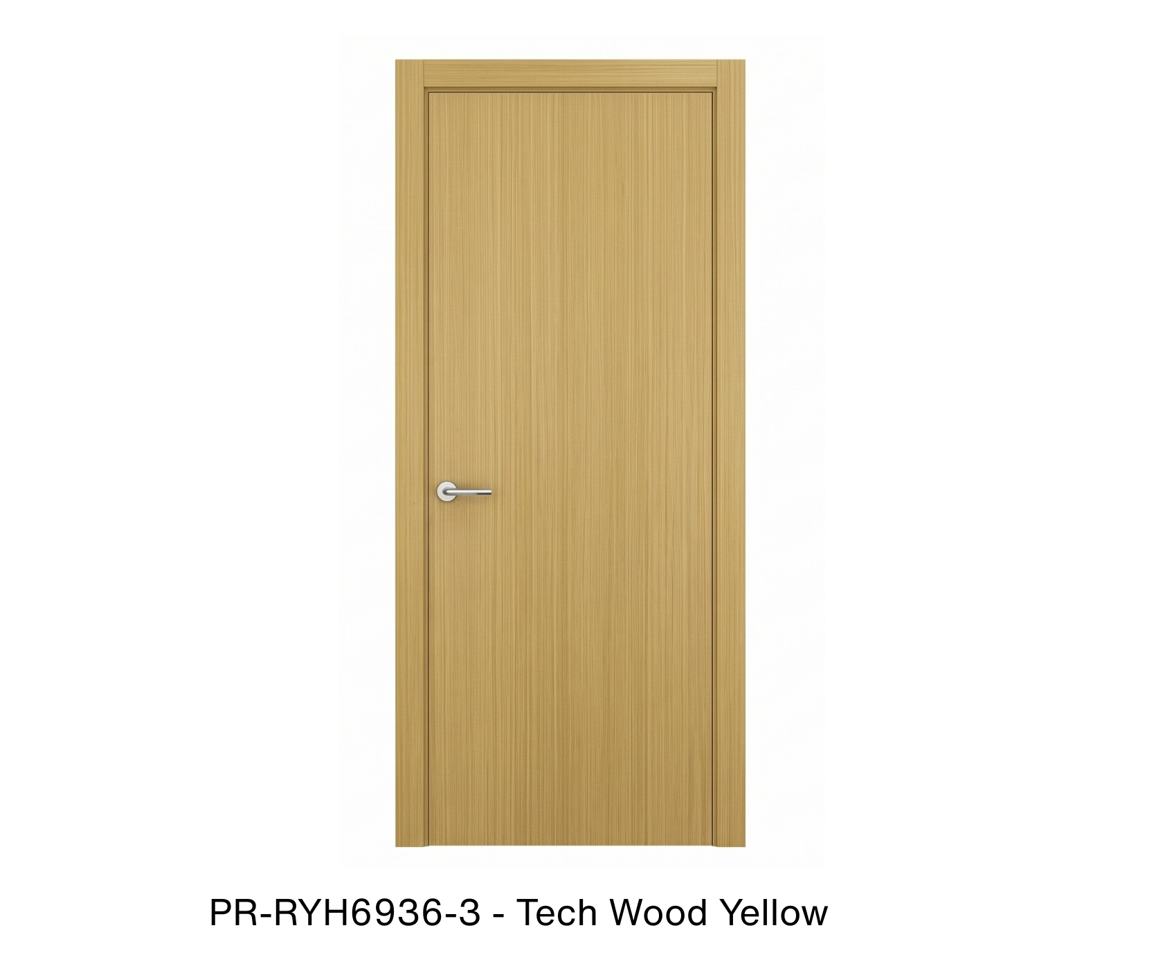 163377 - Single solid wood with honeycomb flush interior swing door