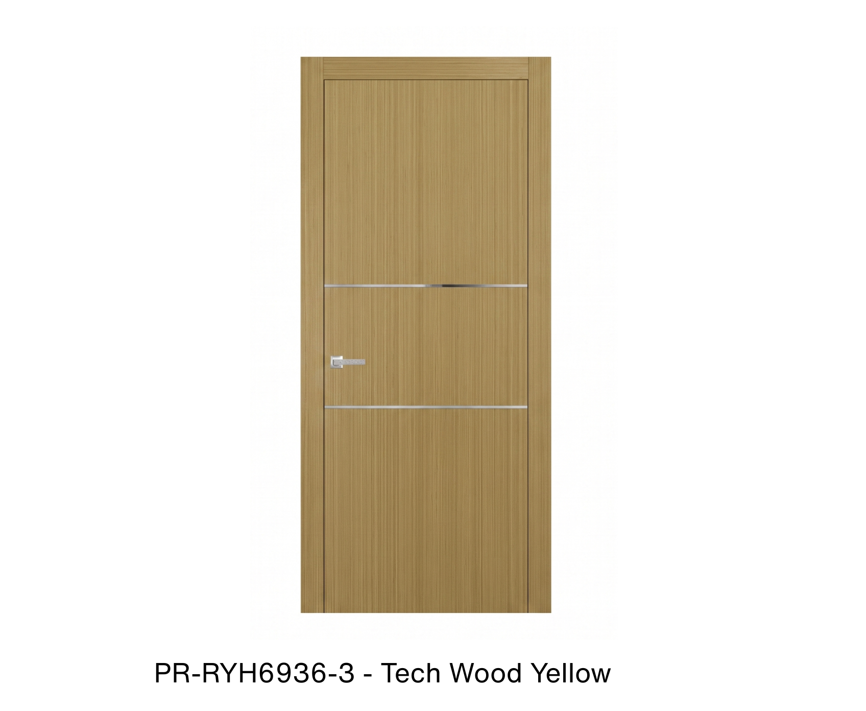 253975 - Single solid wood with honeycomb flush interior swing door