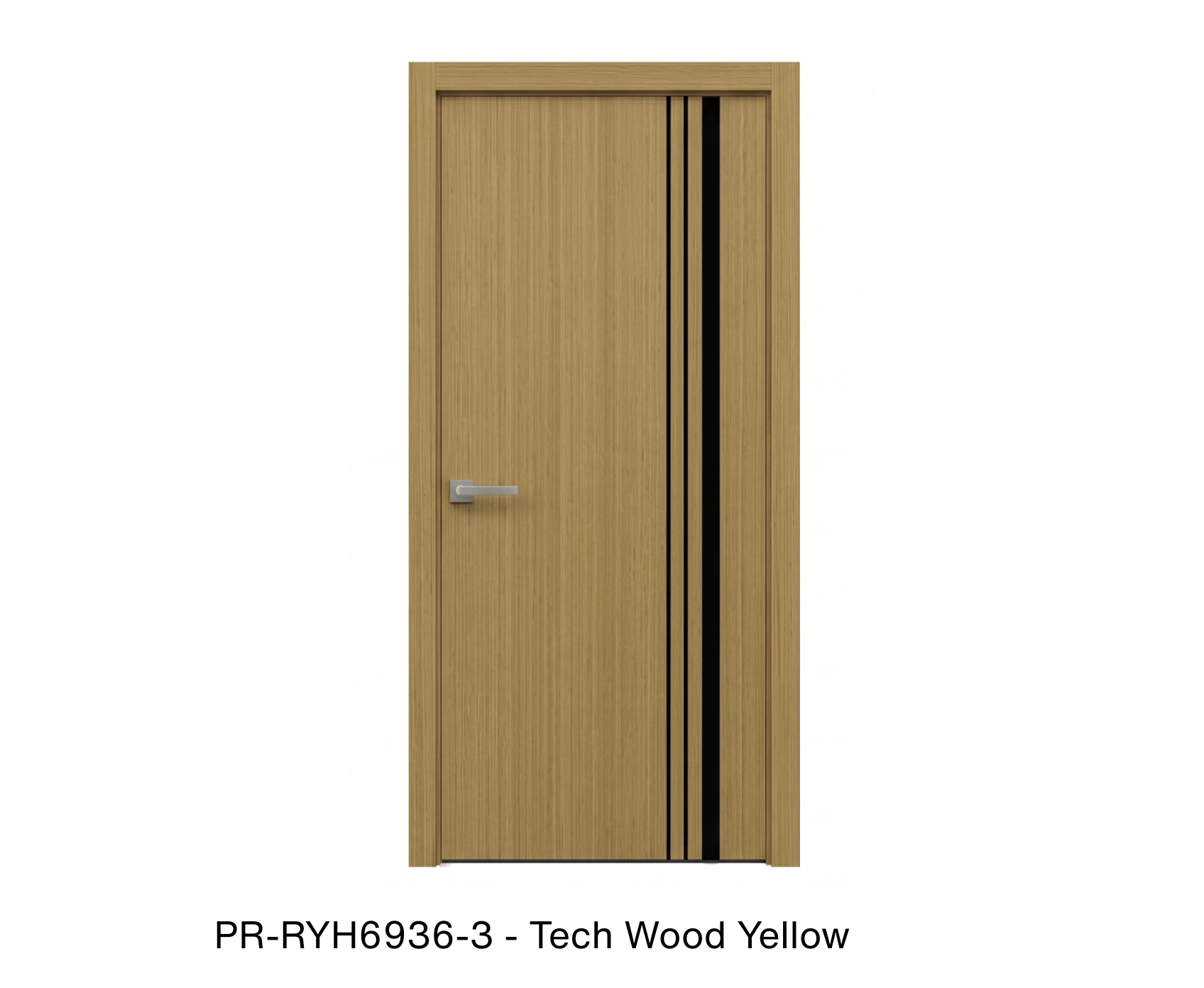 261295 - Single solid wood with honeycomb flush interior swing door