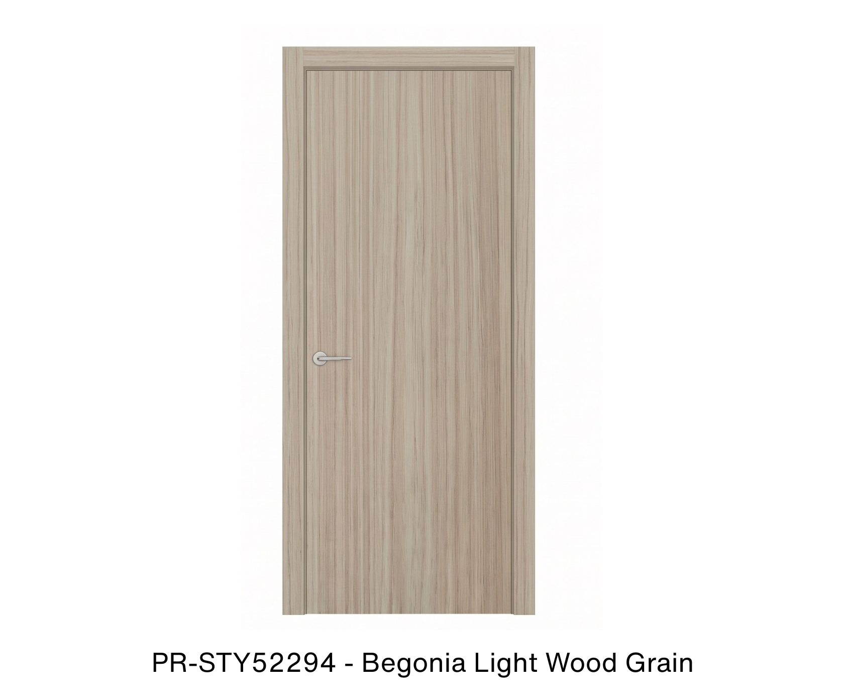 163377 - Single solid wood with honeycomb flush interior swing door