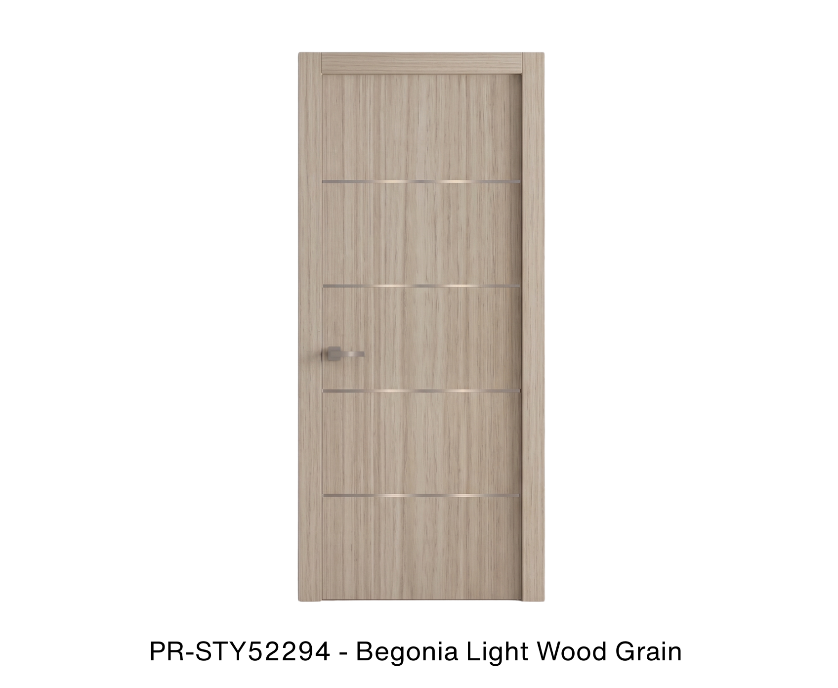 75606 - Single solid wood with honeycomb flush interior swing door