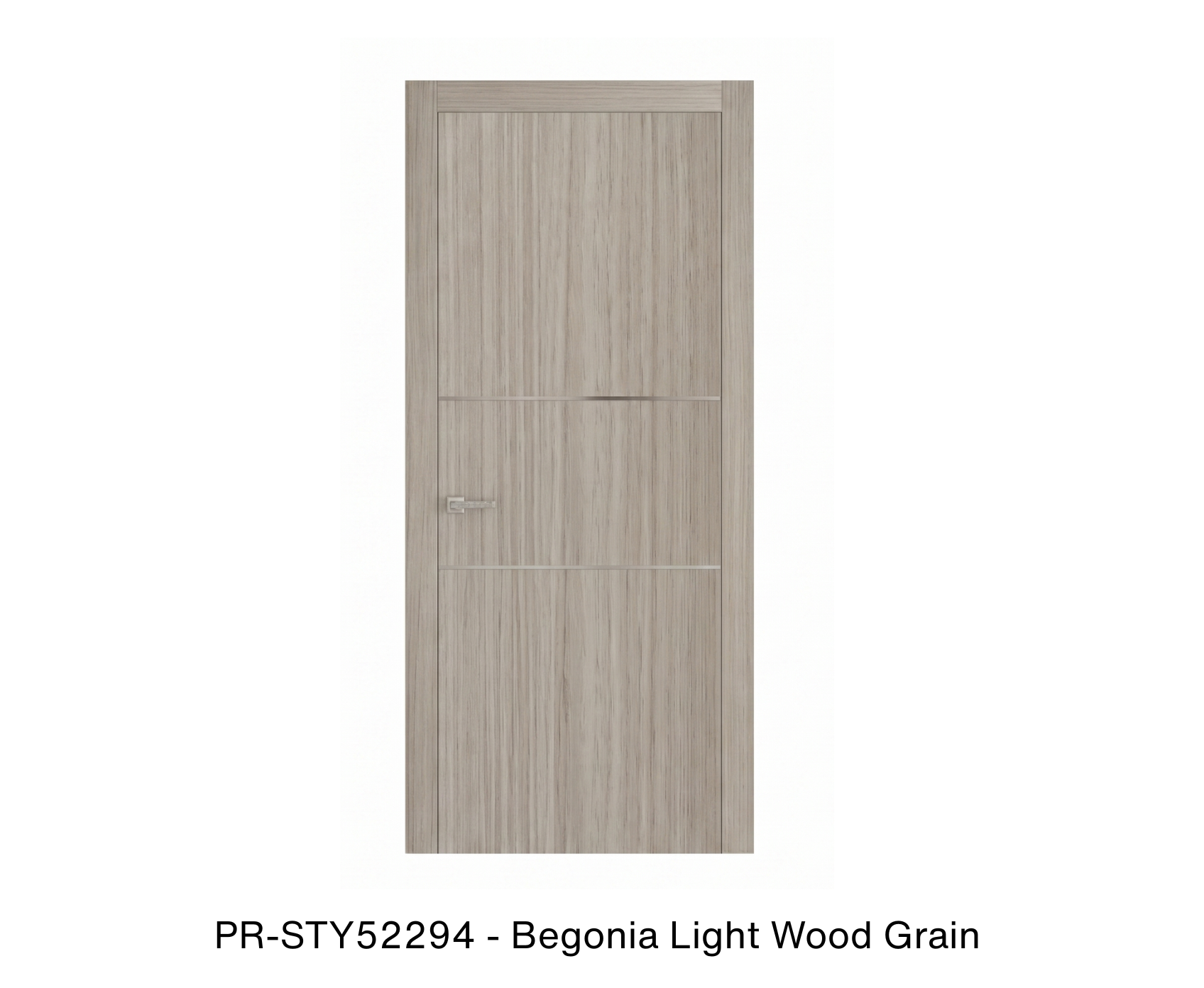 253975 - Single solid wood with honeycomb flush interior swing door