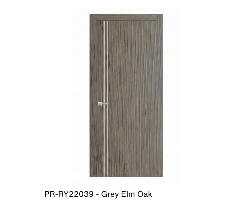 254498 - Single solid wood with honeycomb flush interior swing door
