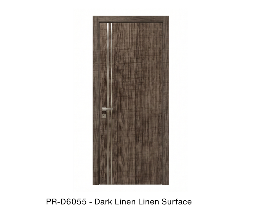 254498 - Single solid wood with honeycomb flush interior swing door