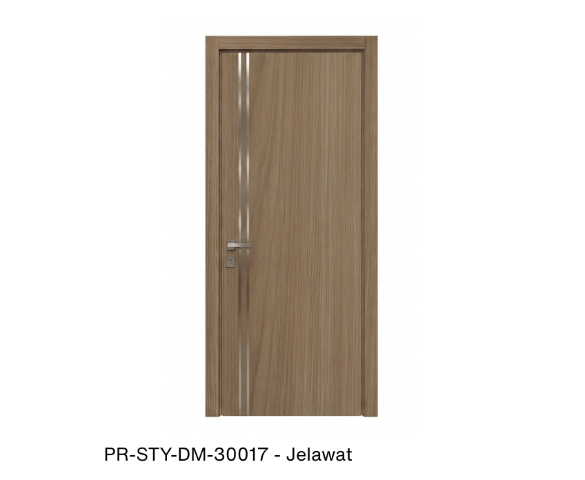 254498 - Single solid wood with honeycomb flush interior swing door