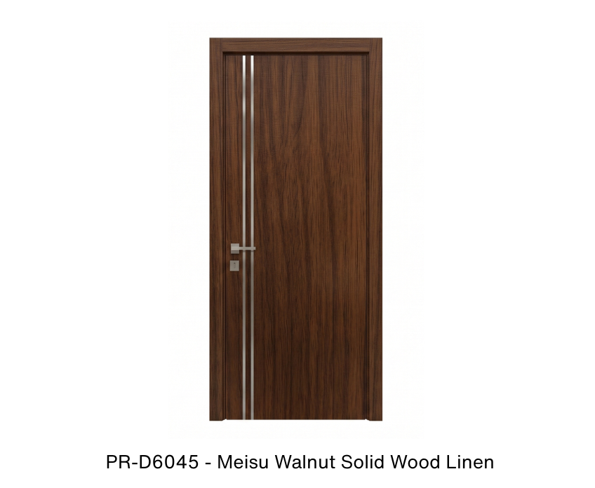 254498 - Single solid wood with honeycomb flush interior swing door