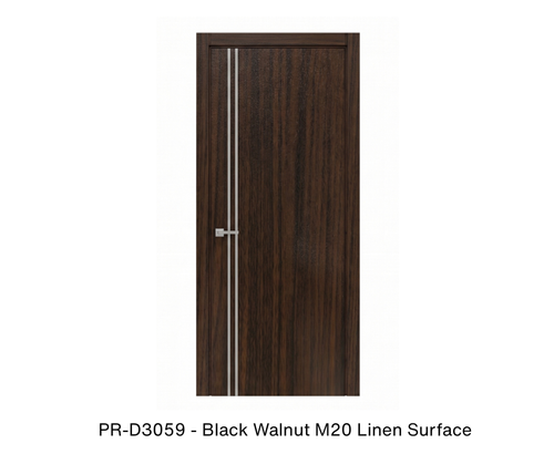 254498 - Single solid wood with honeycomb flush interior swing door
