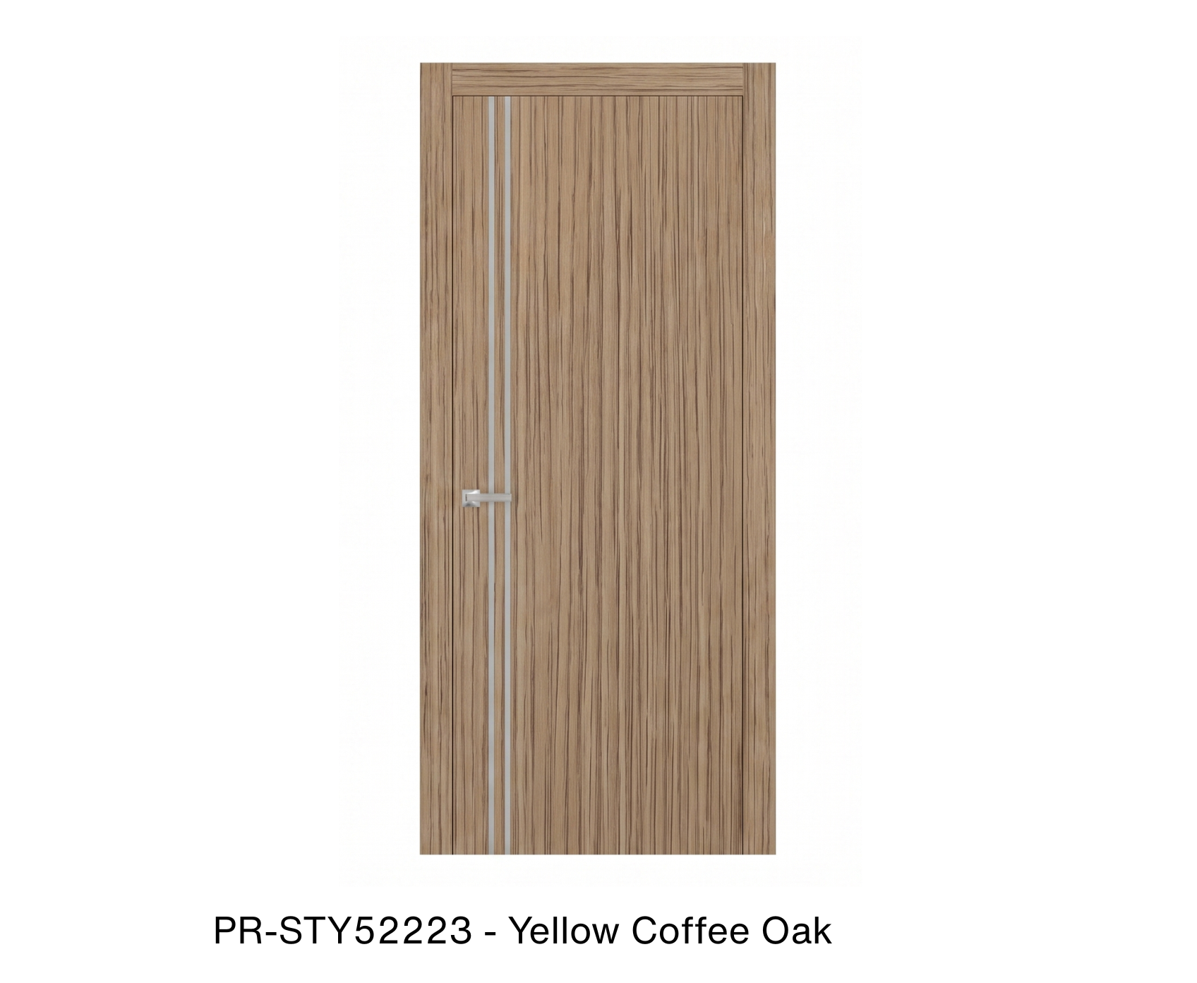 254498 - Single solid wood with honeycomb flush interior swing door