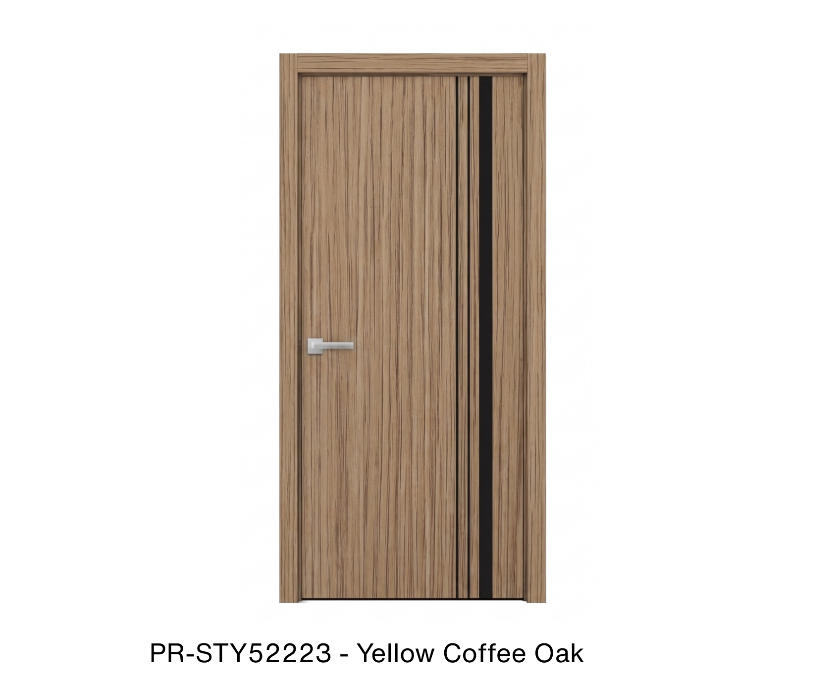 261295 - Single solid wood with honeycomb flush interior swing door