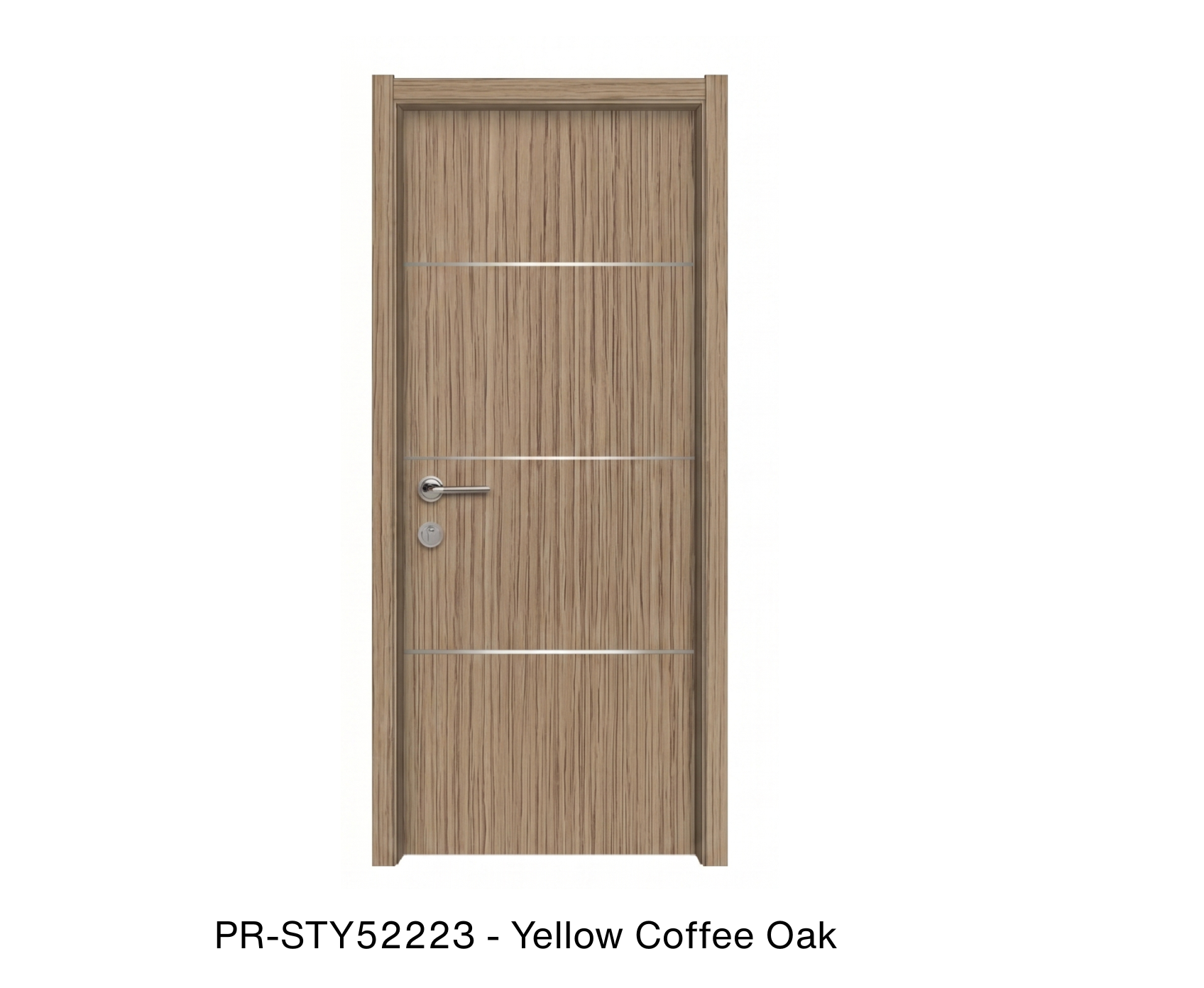 PRST008 - Single solid wood with honeycomb flush interior swing door