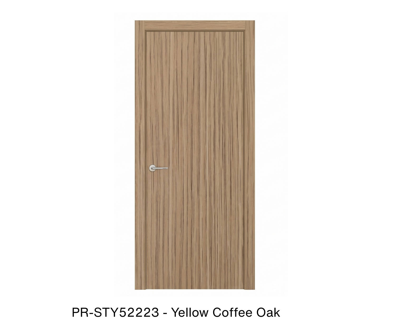 163377 - Single solid wood with honeycomb flush interior swing door