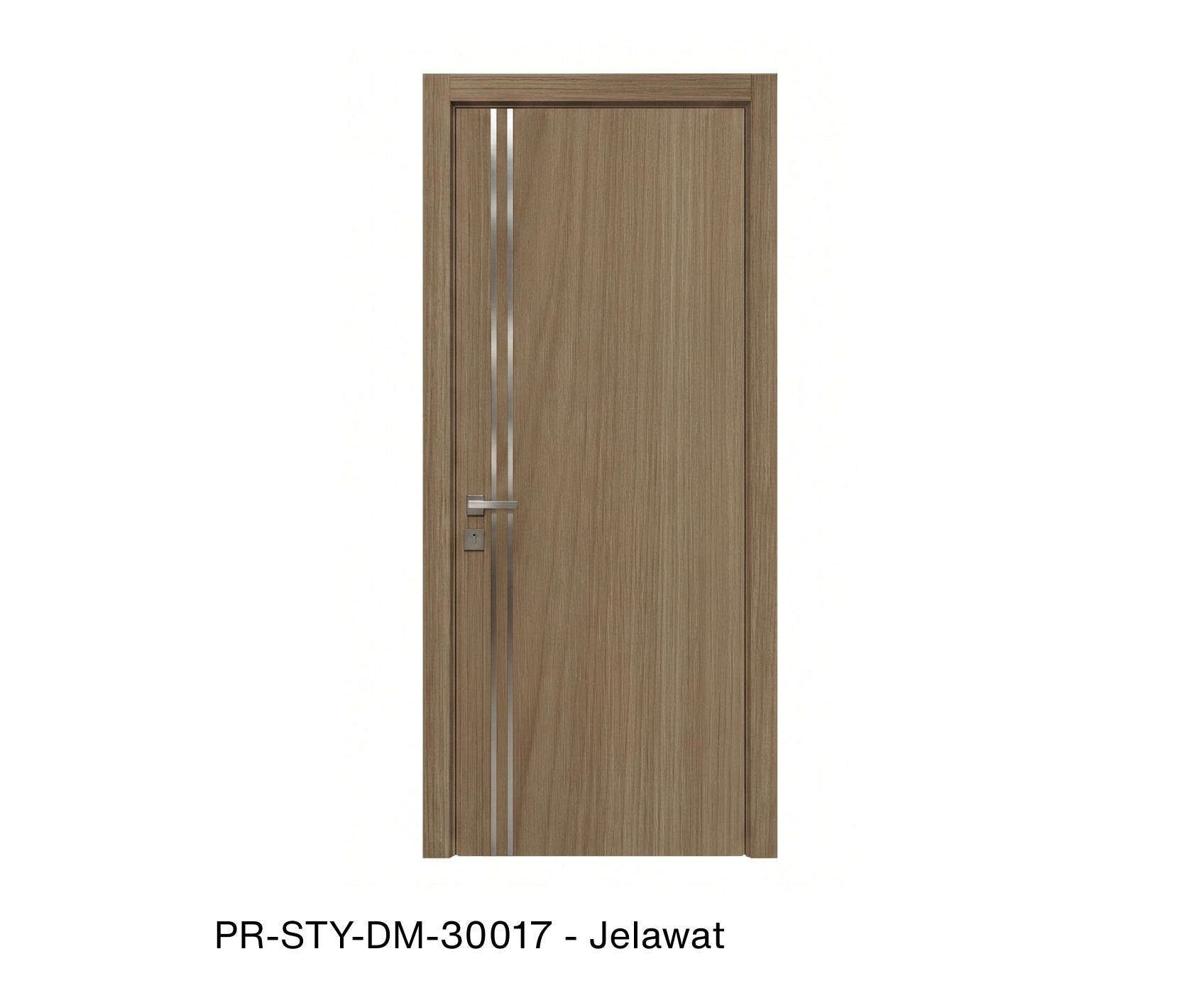 254498 - Single solid wood with honeycomb flush interior swing door