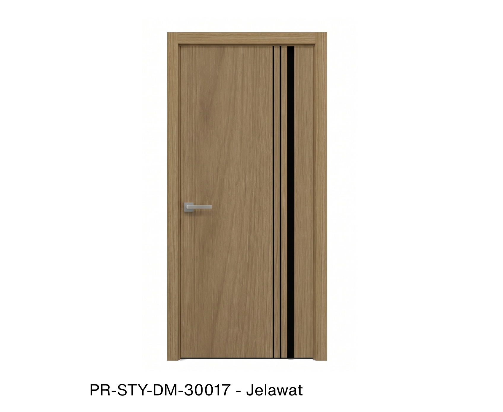 261295 - Single solid wood with honeycomb flush interior swing door