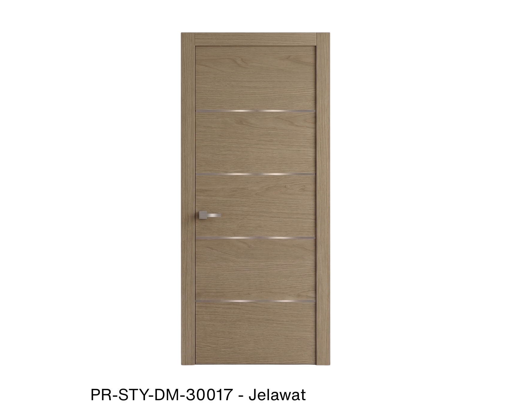 75606 - Single solid wood with honeycomb flush interior swing door