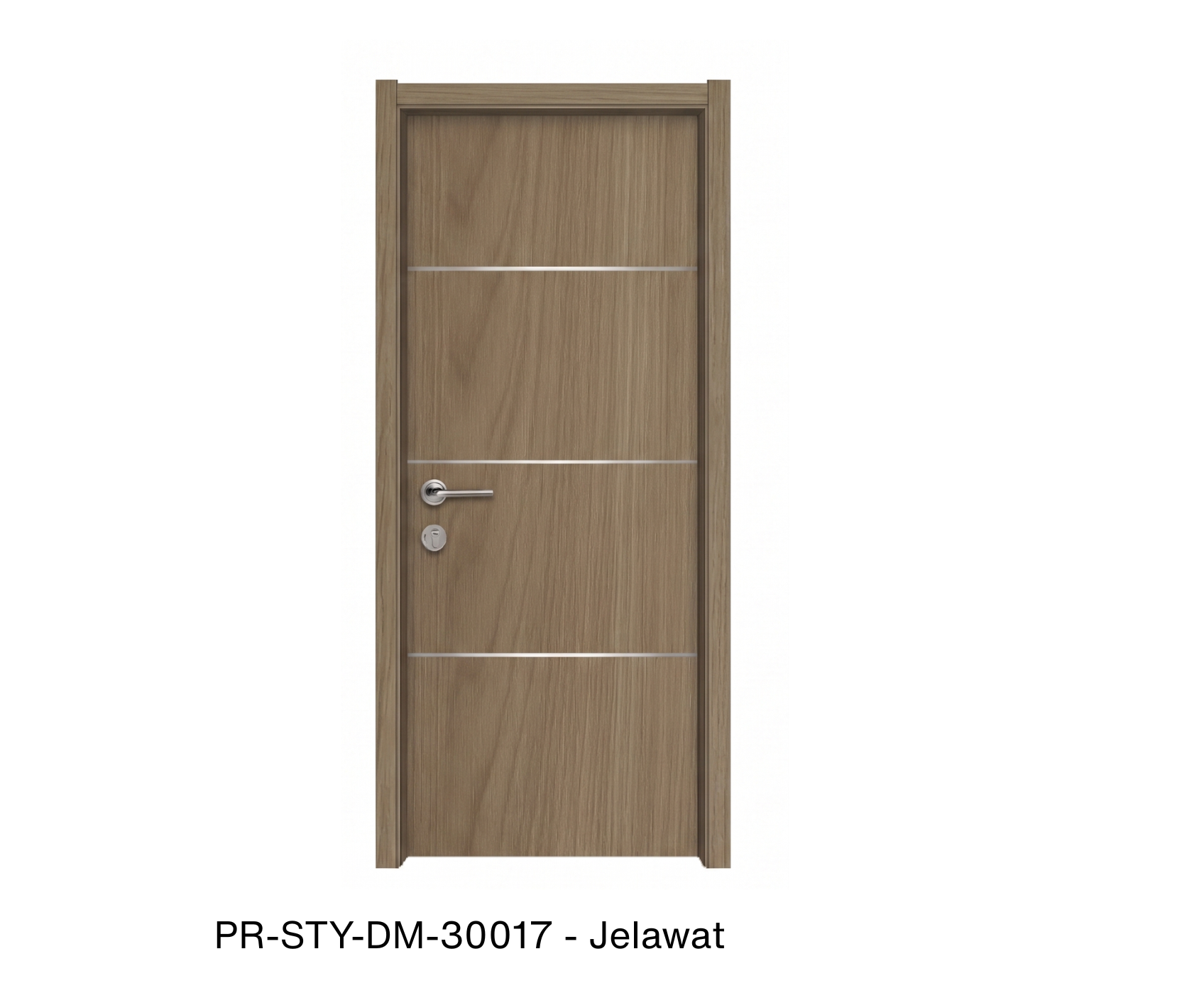 PRST008 - Single solid wood with honeycomb flush interior swing door