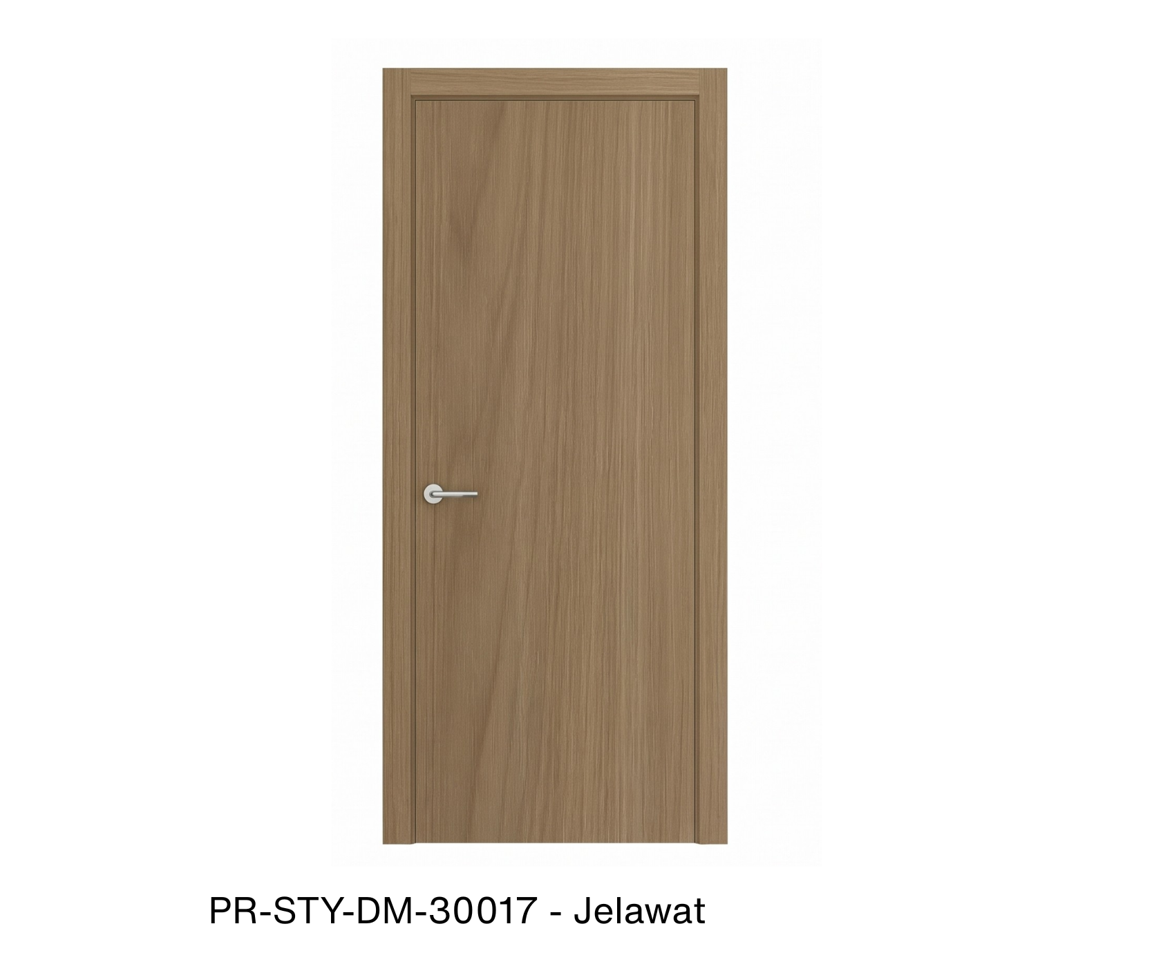 163377 - Single solid wood with honeycomb flush interior swing door