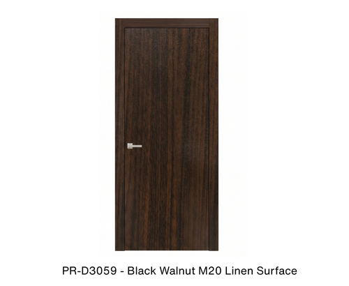 163377 - Single solid wood with honeycomb flush interior swing door