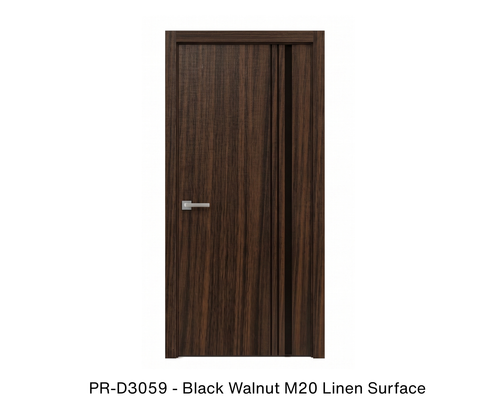 261295 - Single solid wood with honeycomb flush interior swing door