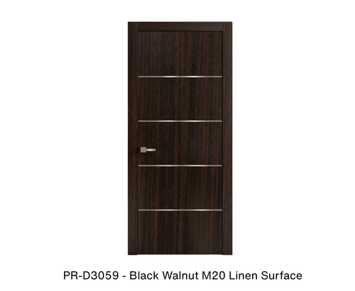 75606 - Single solid wood with honeycomb flush interior swing door