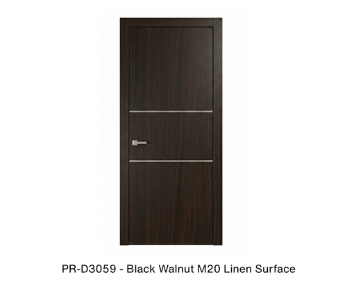 253975 - Single solid wood with honeycomb flush interior swing door
