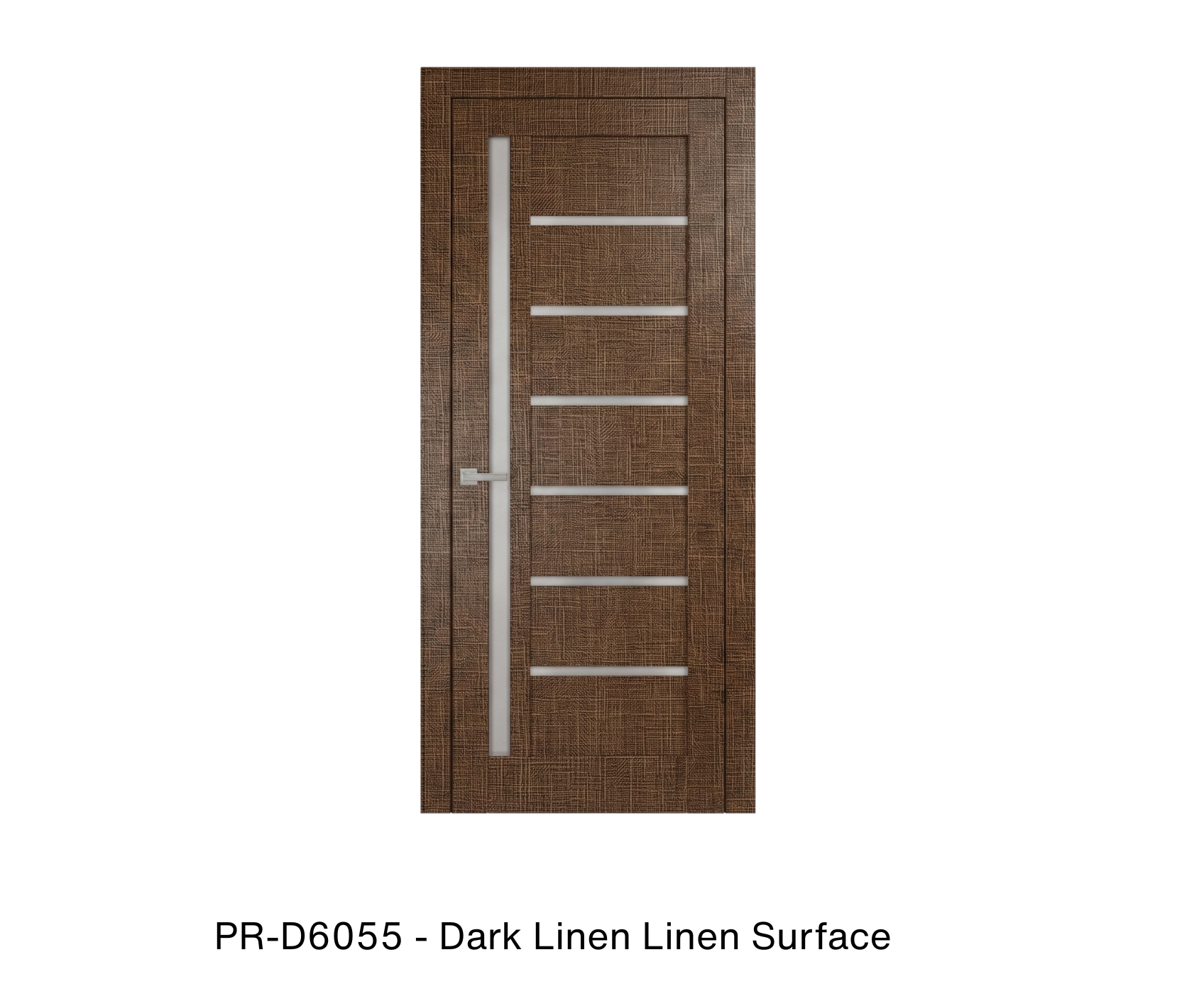 178346 - Single mdf modern interior swing door with frosted glass