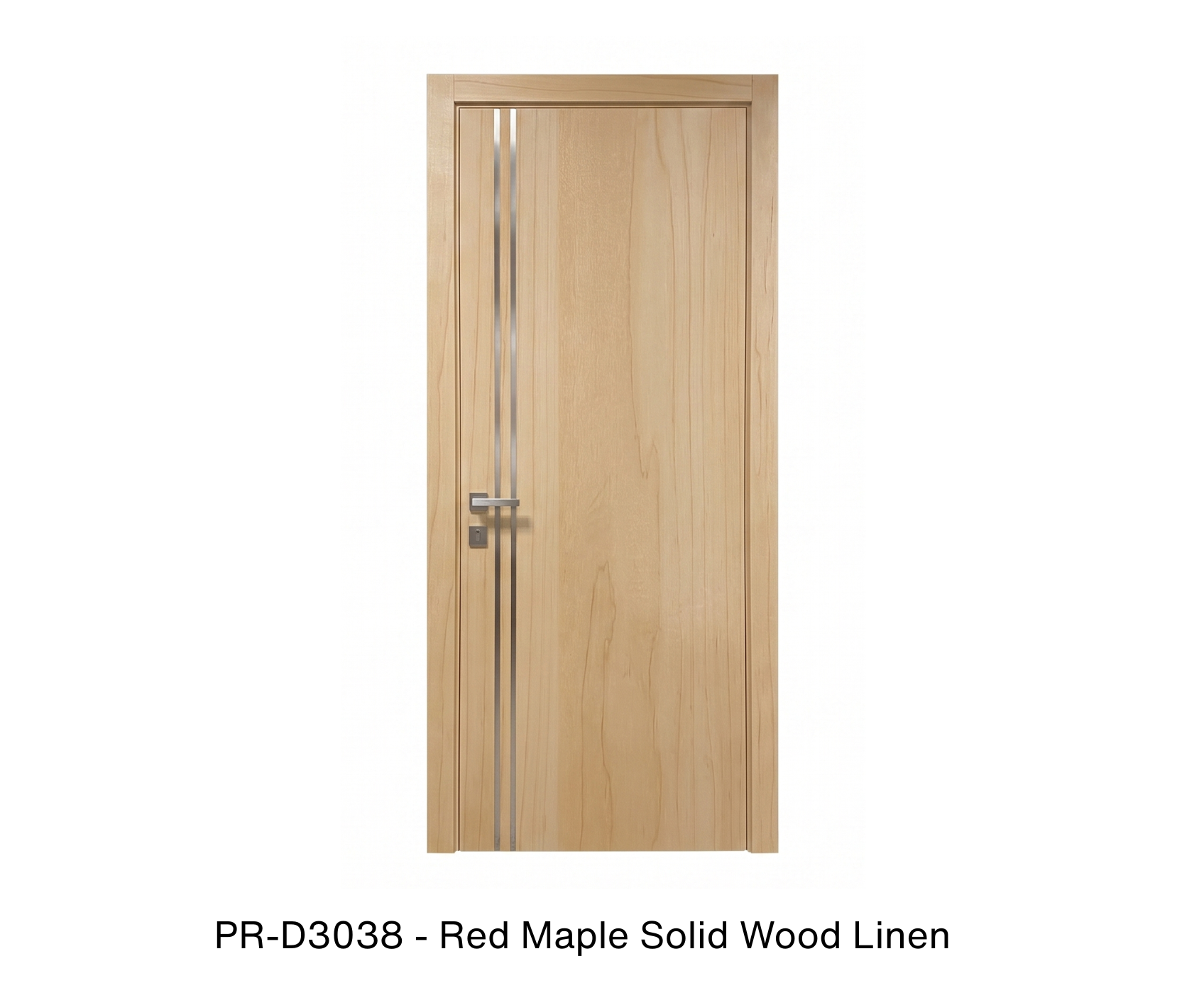 254498 - Single solid wood with honeycomb flush interior swing door