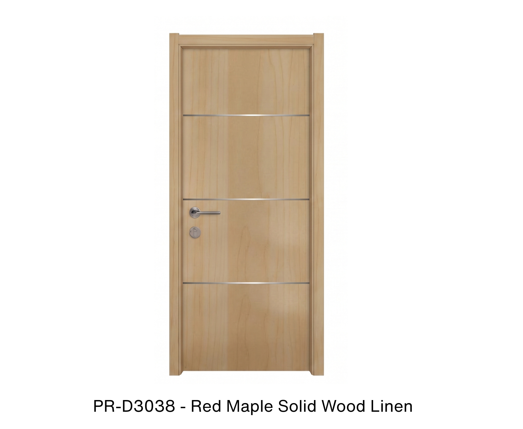 253975 - Single solid wood with honeycomb flush interior swing door