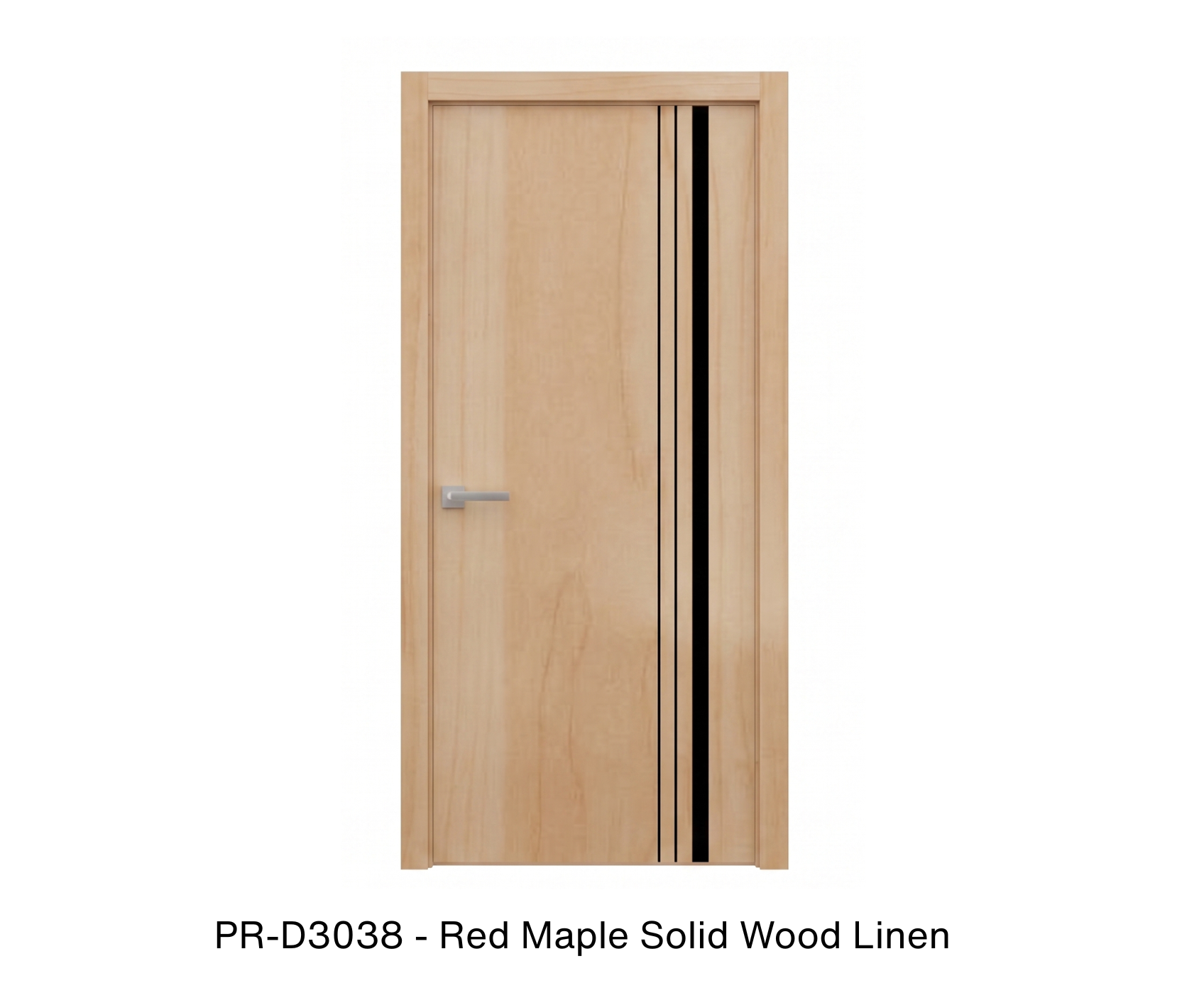 261295 - Single solid wood with honeycomb flush interior swing door