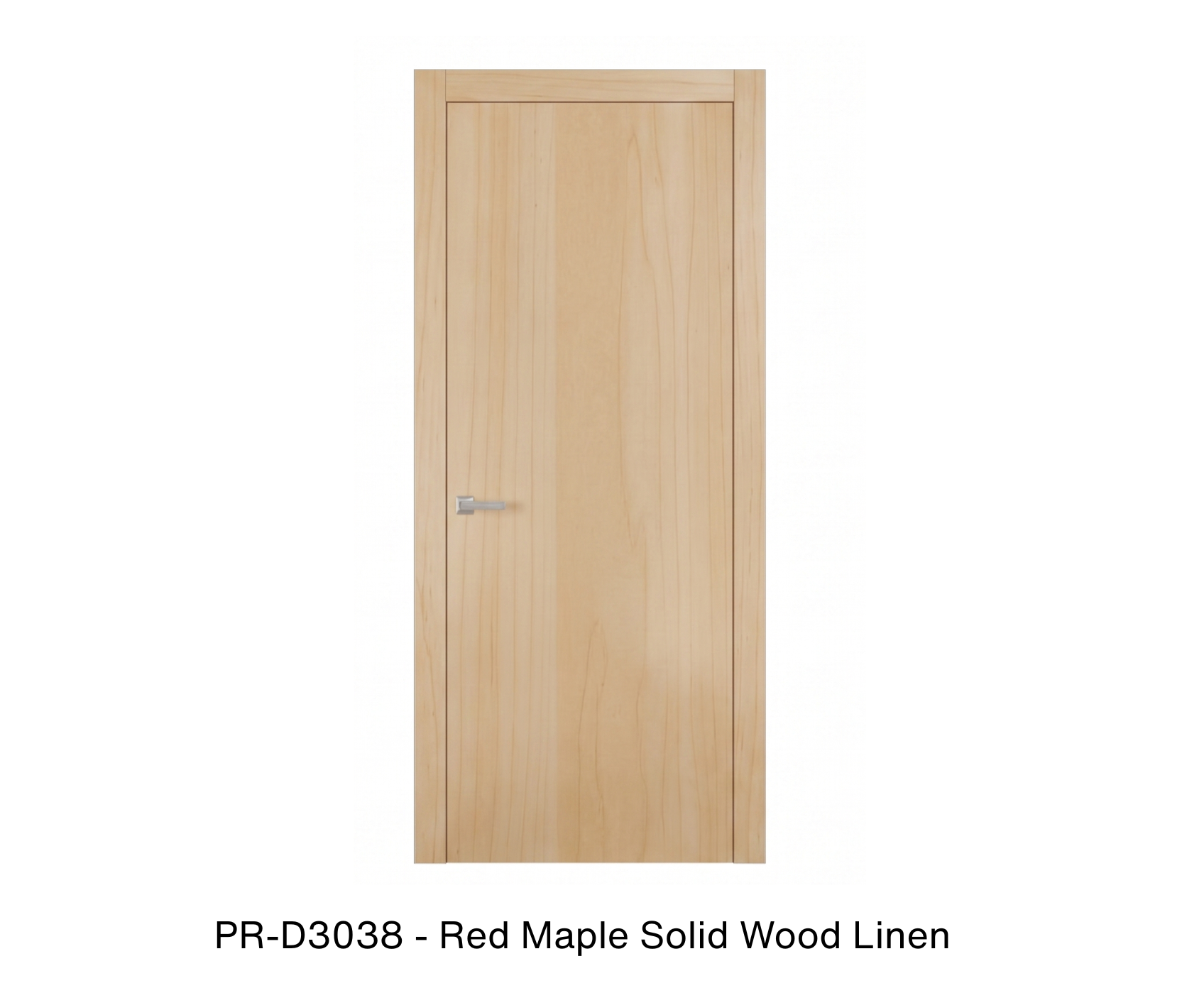 163377 - Single solid wood with honeycomb flush interior swing door