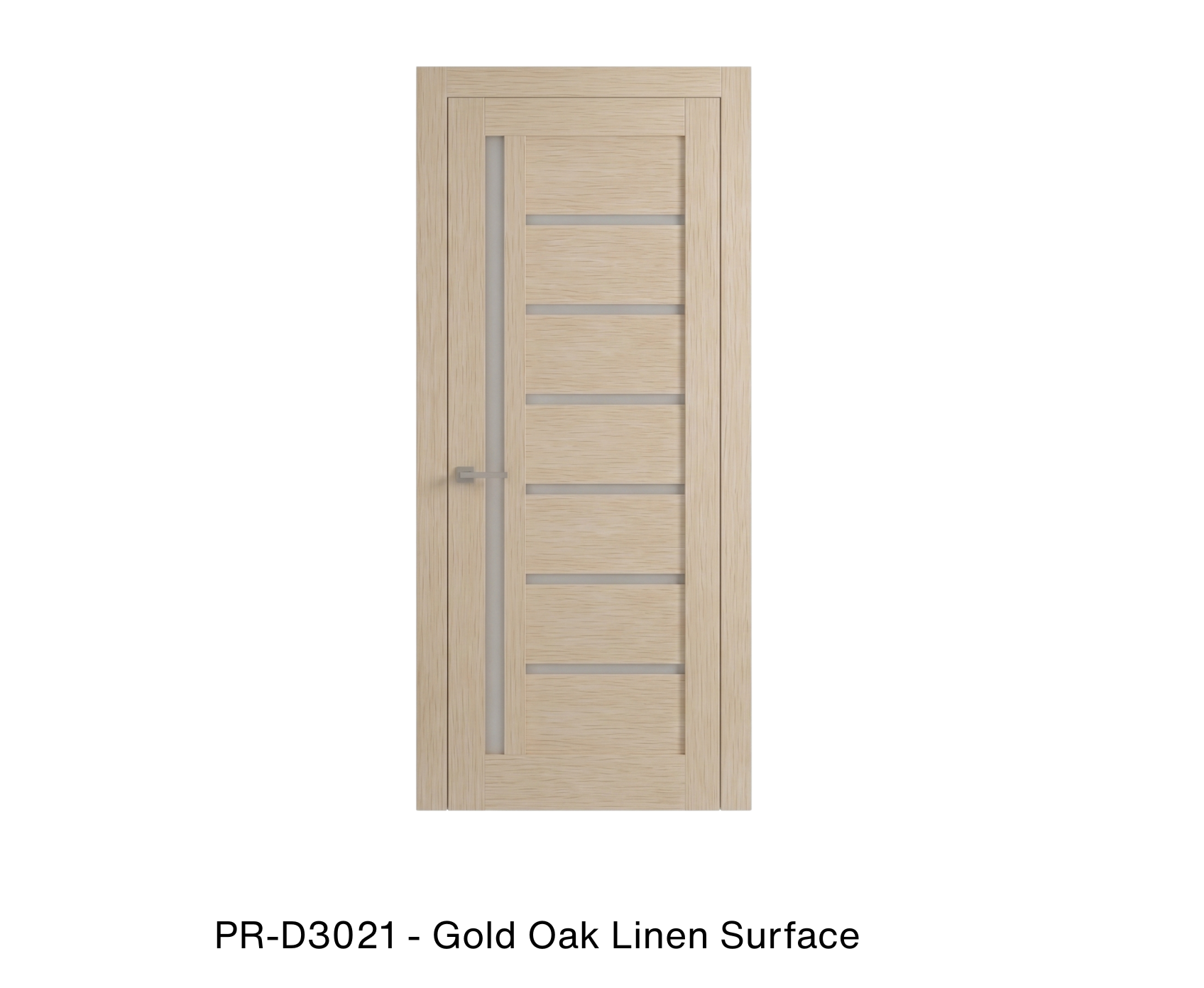 178346 - Single mdf modern interior swing door with frosted glass