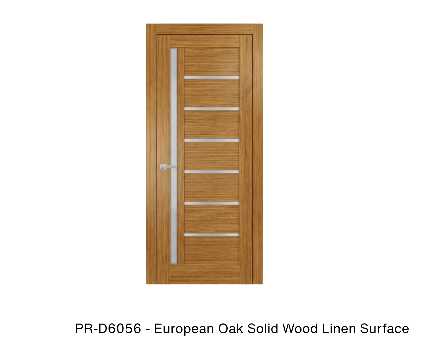 178346 - Single mdf modern interior swing door with frosted glass