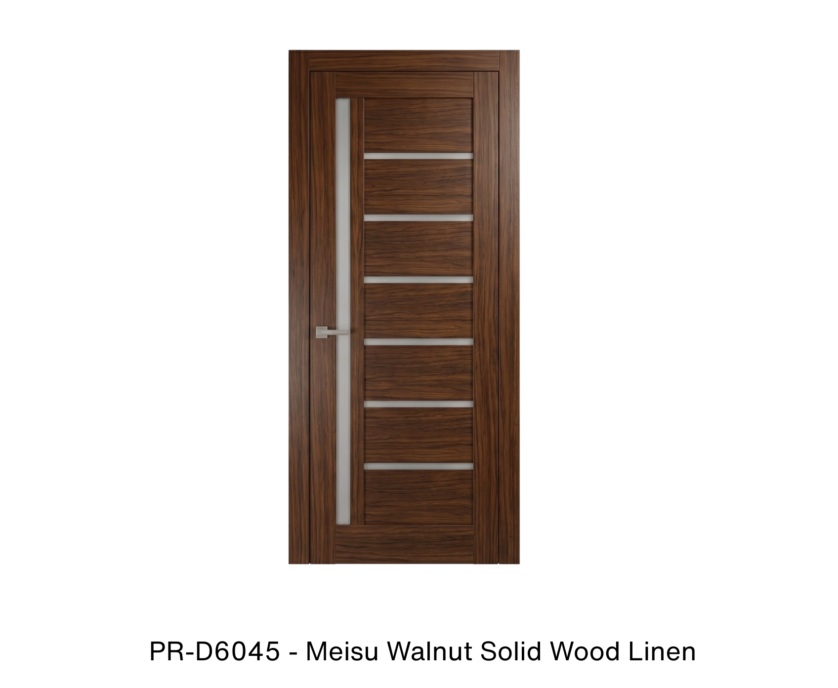 178346 - Single mdf modern interior swing door with frosted glass