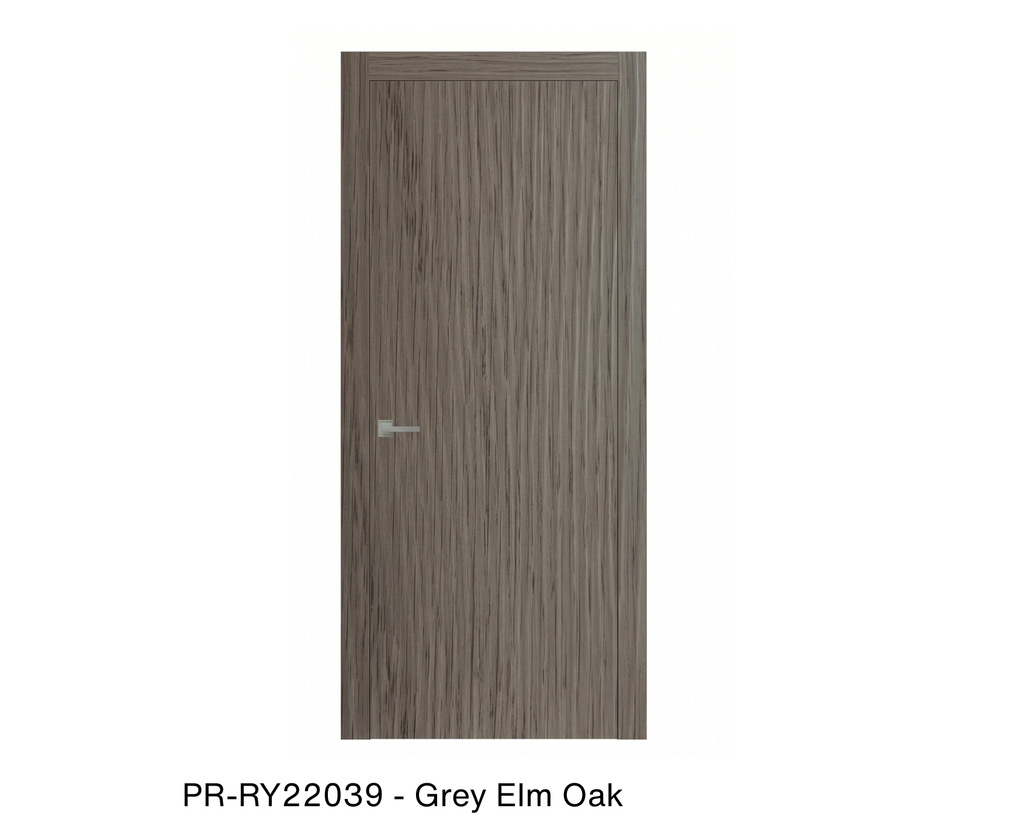 163377 - Single solid wood with honeycomb flush interior swing door