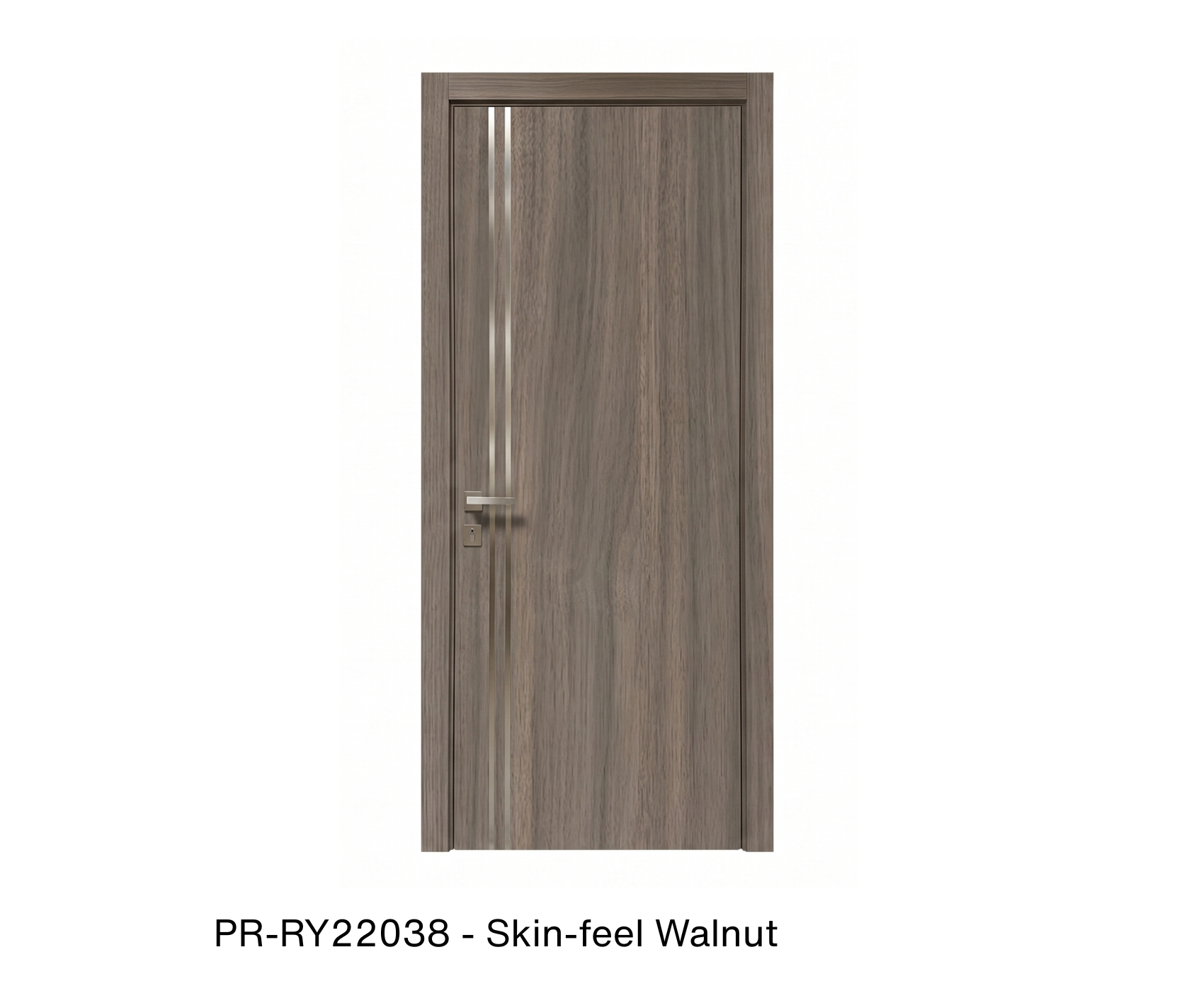 254498 - Single solid wood with honeycomb flush interior swing door