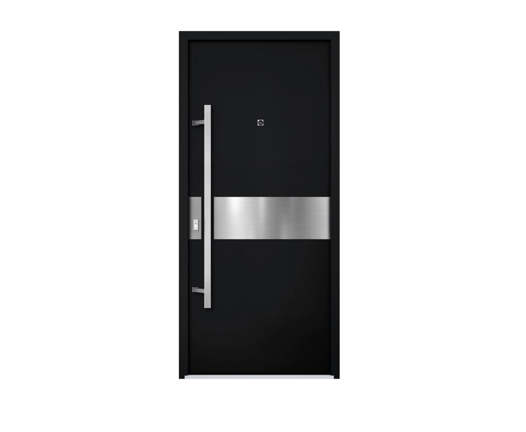 279405 - Single swing metal-aluminum modern exterior door