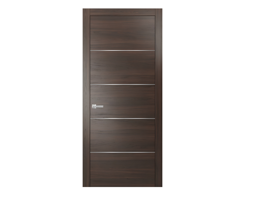 75606 - Single solid wood with honeycomb flush interior swing door