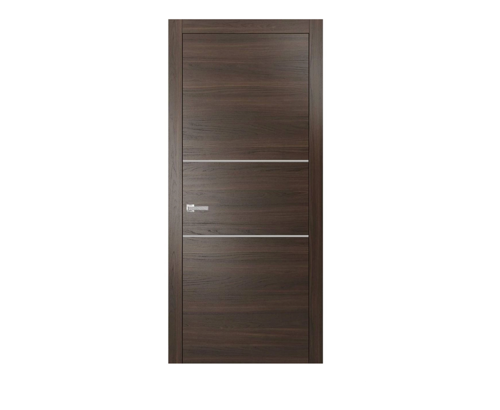 253975 - Single solid wood with honeycomb flush interior swing door