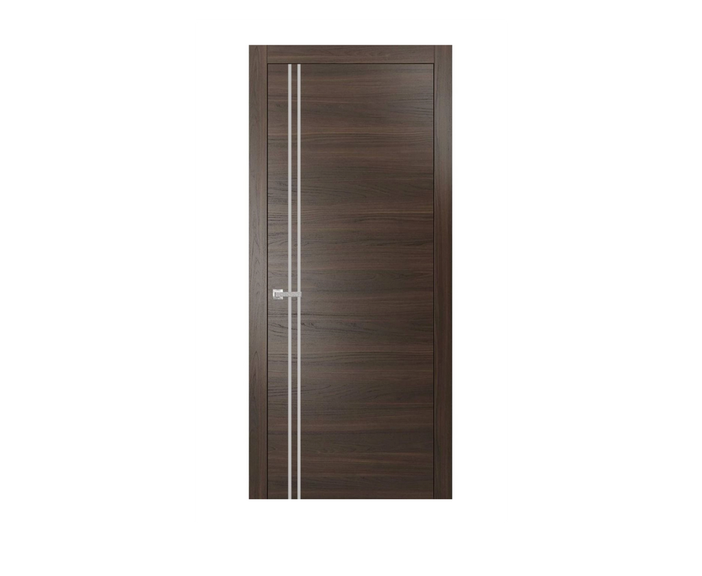 254498 - Single solid wood with honeycomb flush interior swing door