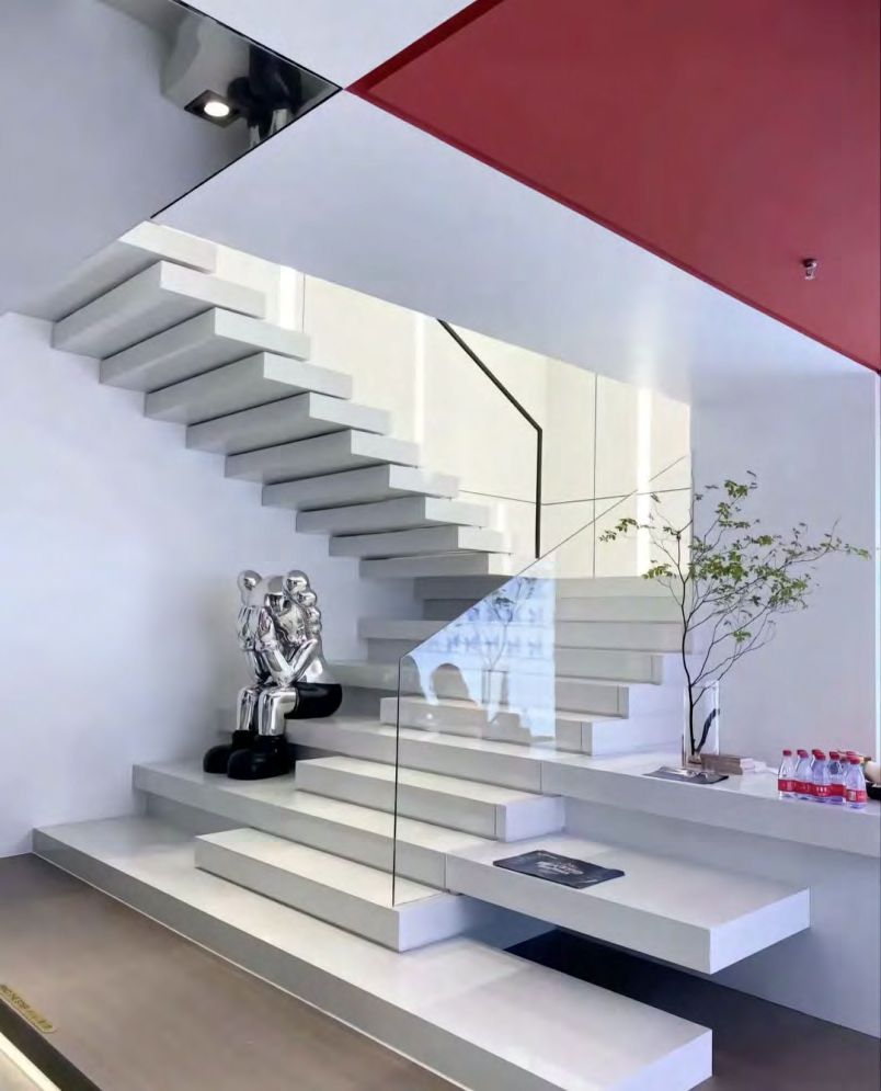 PR - L039 - Double Stringer Straight Staircase